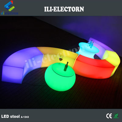 สีเปลี่ยน LED เฟอร์นิเจอร์สว่าง, โต๊ะนั่งเล่น LED ชาร์จใหม่ OEM