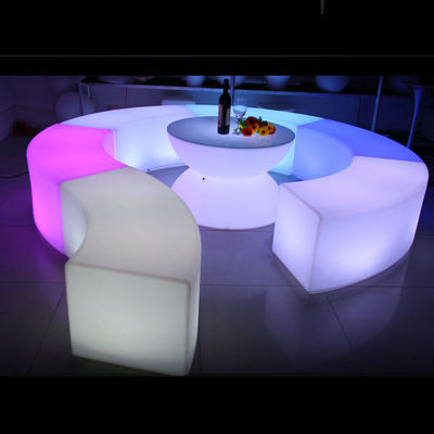 สีเปลี่ยน LED เฟอร์นิเจอร์สว่าง, โต๊ะนั่งเล่น LED ชาร์จใหม่ OEM