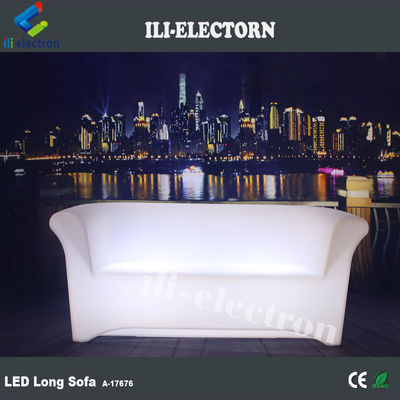 พลาสติกเปลี่ยนสี Led เฟอร์นิเจอร์ ส่องแสง โซฟายาว