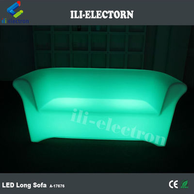 พลาสติกเปลี่ยนสี Led เฟอร์นิเจอร์ ส่องแสง โซฟายาว