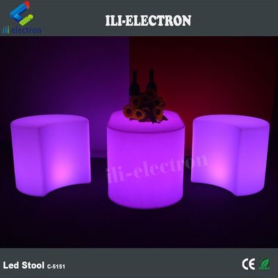 สายการค้า LED Glow เฟอร์นิเจอร์ ธาตุ PE สารพลาสติกสําหรับบาร์