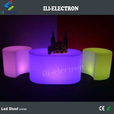 สายการค้า LED Glow เฟอร์นิเจอร์ ธาตุ PE สารพลาสติกสําหรับบาร์