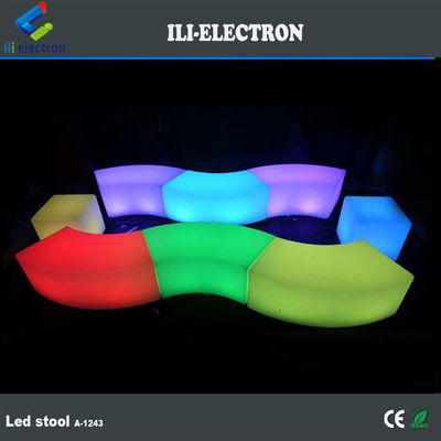 ระบบควบคุมไกล สีพลาสติกใส ไฟเวทย์ LED ที่นั่งขา