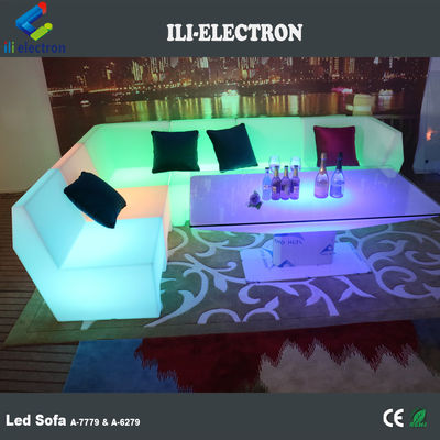 PE พลาสติก LED เฟอร์นิเจอร์โซฟาที่ทันสมัย