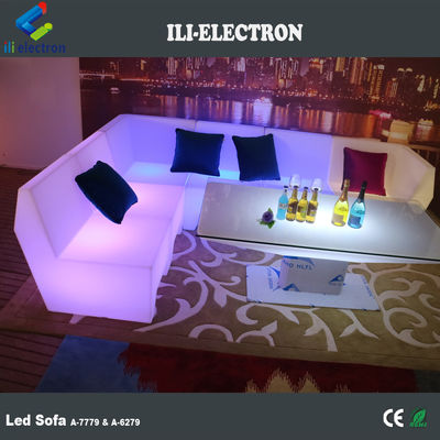 PE พลาสติก LED เฟอร์นิเจอร์โซฟาที่ทันสมัย