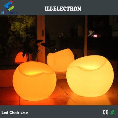 16 สีเปลี่ยนพลาสติก LED โต๊ะบาร์แอปเปิ้ล
