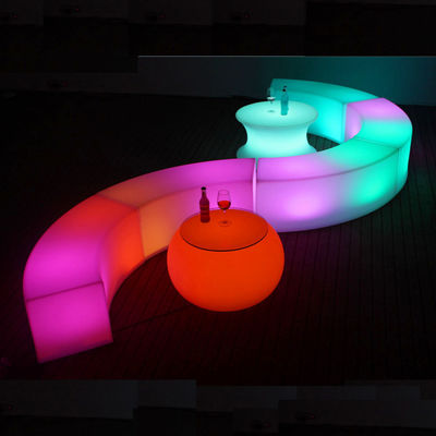 ขาย LED บาร์โค้ง เฟอร์นิเจอร์สตูลสําหรับสวนกลางแจ้ง
