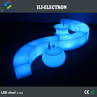 ขาย LED บาร์โค้ง เฟอร์นิเจอร์สตูลสําหรับสวนกลางแจ้ง