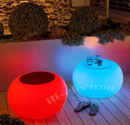 โต๊ะไฟฉายแสง LED แบร์กลม โต๊ะบาร์ LED ส่องแสง