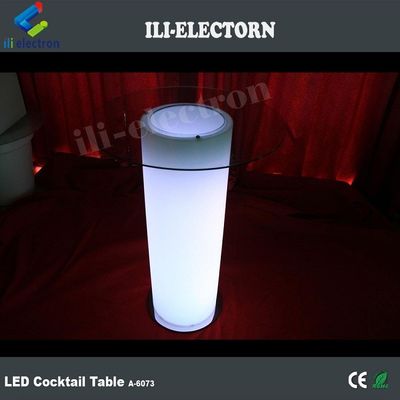 พลาสติก ไลด์สว่าง Ice Bucket Table w/Glass สําหรับสโมสรกลางคืน