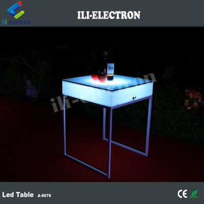 โต๊ะ LED สีสัน RGB โดเดิร์นออกแบบสว่างสําหรับสโมสรกลางคืน