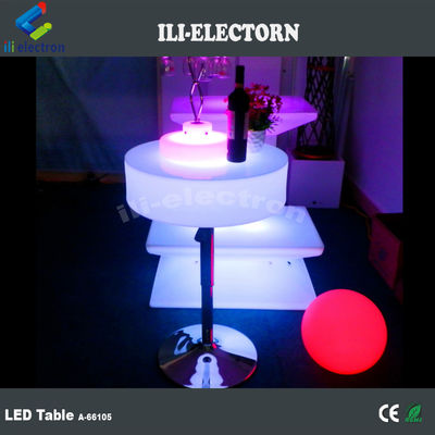 เฟอร์นิเจอร์บาร์ Led โต๊ะค็อกเทล Led สี่เหลี่ยม กันน้ํา