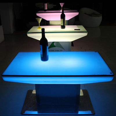 โต๊ะบาร์ LED ชั้นสูงในภายนอก