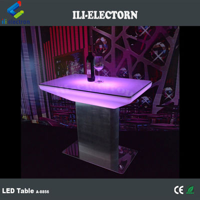โต๊ะบาร์ LED ชั้นสูงในภายนอก