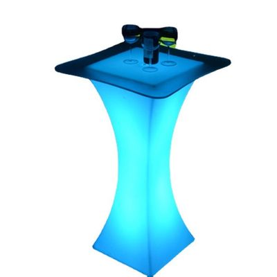 LED Outdoor Table LED Glow Bar Table ไฟขึ้นโต๊ะคอกเทล