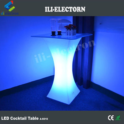 LED Outdoor Table LED Glow Bar Table ไฟขึ้นโต๊ะคอกเทล