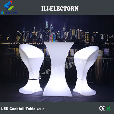 LED Outdoor Table LED Glow Bar Table ไฟขึ้นโต๊ะคอกเทล