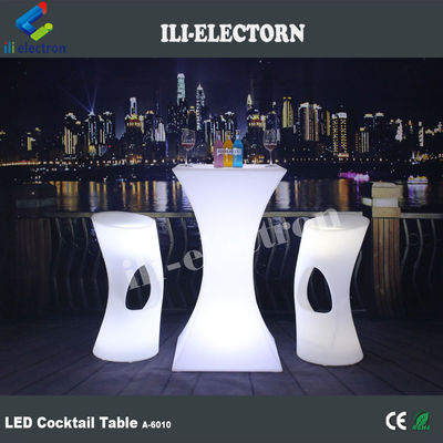 LED Outdoor Table LED Glow Bar Table ไฟขึ้นโต๊ะคอกเทล