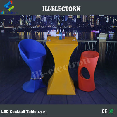 LED Outdoor Table LED Glow Bar Table ไฟขึ้นโต๊ะคอกเทล