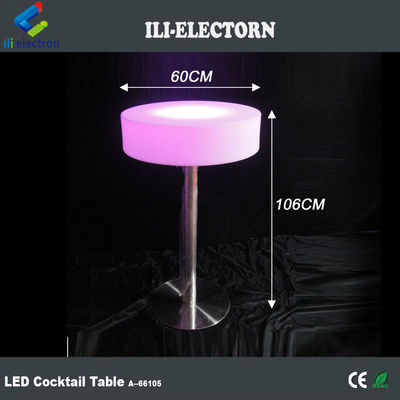 พลาสติก LED Light โต๊ะค็อกเทล โต๊ะบาร์แสง 16 สีเปลี่ยน OEM