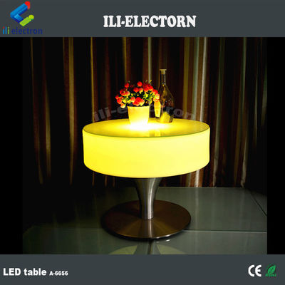 พลาสติก LED Light โต๊ะค็อกเทล โต๊ะบาร์แสง 16 สีเปลี่ยน OEM