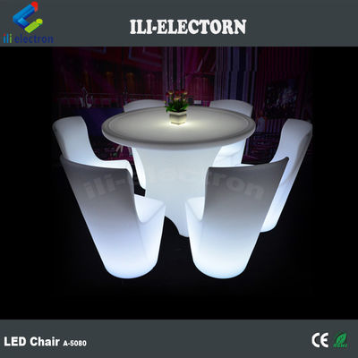 โต๊ะอาหารกลางวัน LED ร้านอาหารแบบกลมแบบทันสมัย
