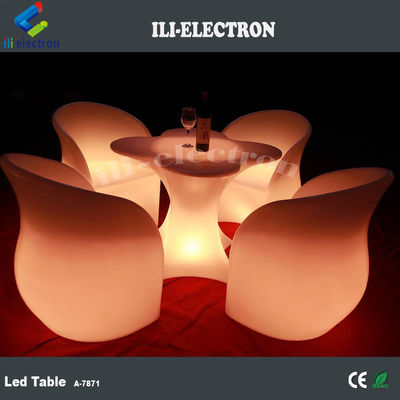 ไฟโต๊ะค็อกเทลพลาสติกพกพา LED สําหรับกิจกรรมกลางแจ้ง