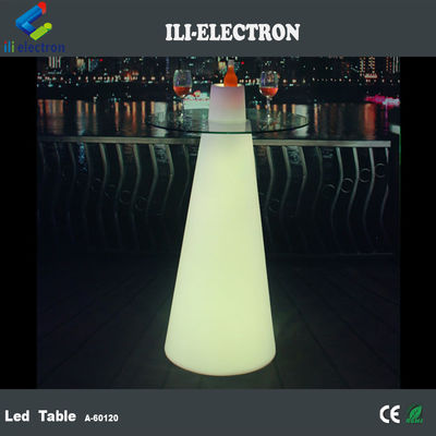 RGB สีเปลี่ยน LED โต๊ะบาร์ โต๊ะค็อกเทลสว่างที่ทันสมัย
