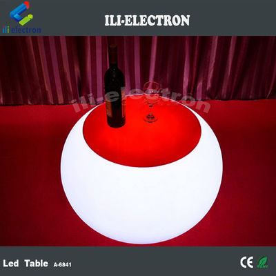 โต๊ะค็อกเทลไฟ LED แบบพาณิชย์ที่ทันสมัย พร้อมแบตเตอรี่ลิตยูมแบบชาร์จได้