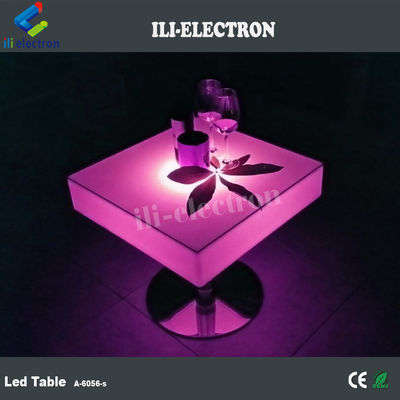 Led Garden Table คลับกลางคืน สีเฟอร์นิเจอร์ โต๊ะค็อกเทล เฟอร์นิเจอร์ LED