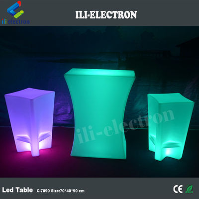 โต๊ะ LED กันน้ํา ไฟขึ้นโต๊ะ เฟอร์นิเจอร์บาร์ LED โต๊ะกาแฟ
