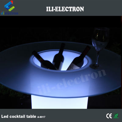 โต๊ะน้ําแข็ง Led กระจกกระจก