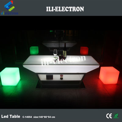 โต๊ะบาร์ / โต๊ะนั่งเล่น / โต๊ะห้องนั่งเล่น LED สว่างจากพลาสติก PE