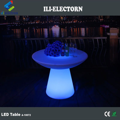 โต๊ะแสง LED พลาสติก PE ที่ใช้รีโมทควบคุมที่ทันสมัย
