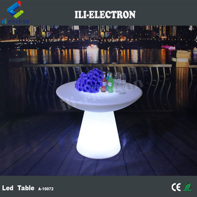 โต๊ะแสง LED พลาสติก PE ที่ใช้รีโมทควบคุมที่ทันสมัย