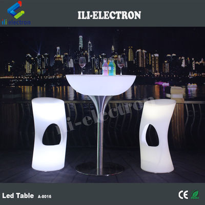 โต๊ะบาร์ LED พลาสติก PE แบบทรงสไตล์ สามารถชาร์จได้