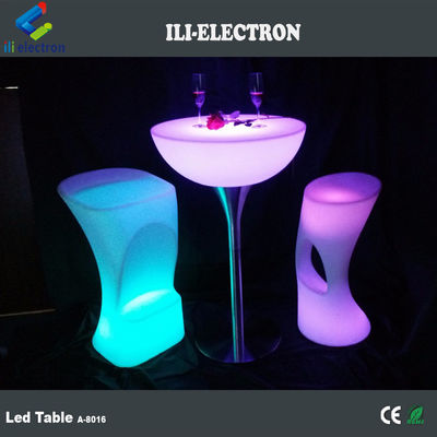 โต๊ะแค๊กเทิลไฟ LED ประจําการ โต๊ะบาร์สว่าง