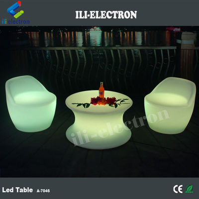 โต๊ะบาร์ LED กันน้ําแบบชาร์จใหม่ พร้อมการควบคุมด้วยการสัมผัส