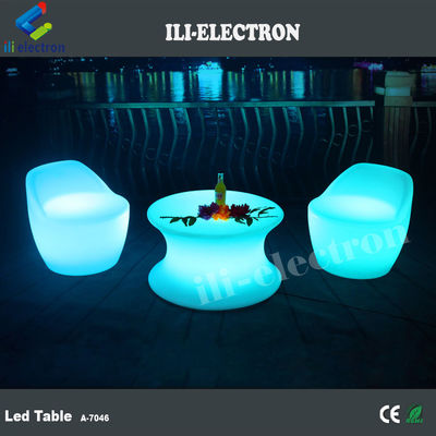 โต๊ะบาร์ LED กันน้ําแบบชาร์จใหม่ พร้อมการควบคุมด้วยการสัมผัส