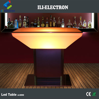 โต๊ะนั่งเล่น LED พลาสติกสําหรับอพาร์ทเมนต์