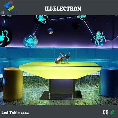 โต๊ะนั่งเล่น LED พลาสติกสําหรับอพาร์ทเมนต์