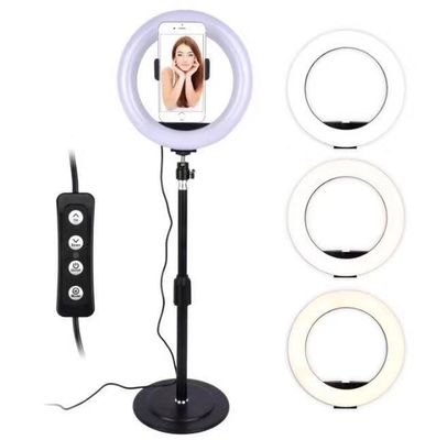 8&quot; 10&quot; 12&quot; สตูดิโอการถ่ายภาพ ชุดวงแหวนแสง LEDวงแหวนแสง 1200 LM