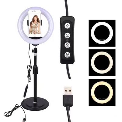 8&quot; 10&quot; 12&quot; สตูดิโอการถ่ายภาพ ชุดวงแหวนแสง LEDวงแหวนแสง 1200 LM