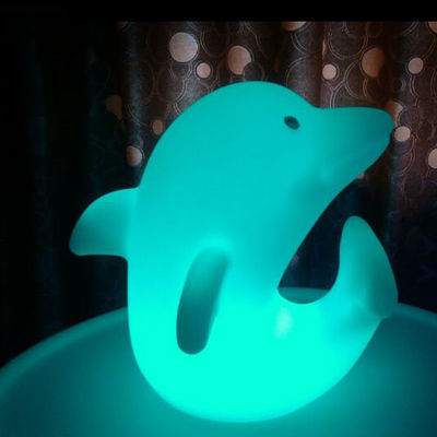 พลาสติก ดอลฟิน ไฟ LED 3500K สีขาวอบอุ่น กับแบตเตอรี่ลิเดียม