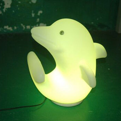 พลาสติก ดอลฟิน ไฟ LED 3500K สีขาวอบอุ่น กับแบตเตอรี่ลิเดียม