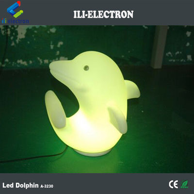 พลาสติก ดอลฟิน ไฟ LED 3500K สีขาวอบอุ่น กับแบตเตอรี่ลิเดียม