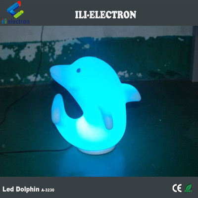 พลาสติก ดอลฟิน ไฟ LED 3500K สีขาวอบอุ่น กับแบตเตอรี่ลิเดียม