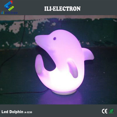 พลาสติก ดอลฟิน ไฟ LED 3500K สีขาวอบอุ่น กับแบตเตอรี่ลิเดียม