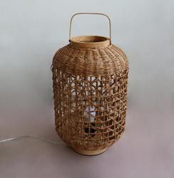 Retro Hemp Rope Rattan สายดวงไฟผสมสําหรับห้องนั่งเล่น ห้องนอน