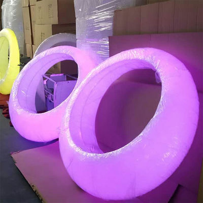 สนุกสนานกลางแจ้ง สีสันแขวนสวิงเก้าอี้แสง Remote Control LED ไฟสวิง